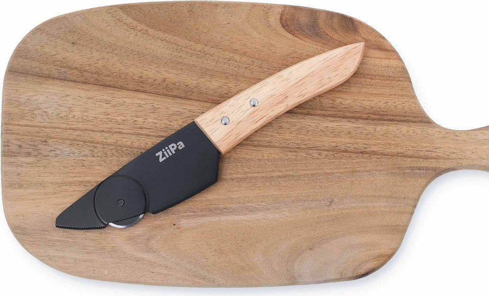 ZiiPa Pizzamesser mit Rolle- Aquino