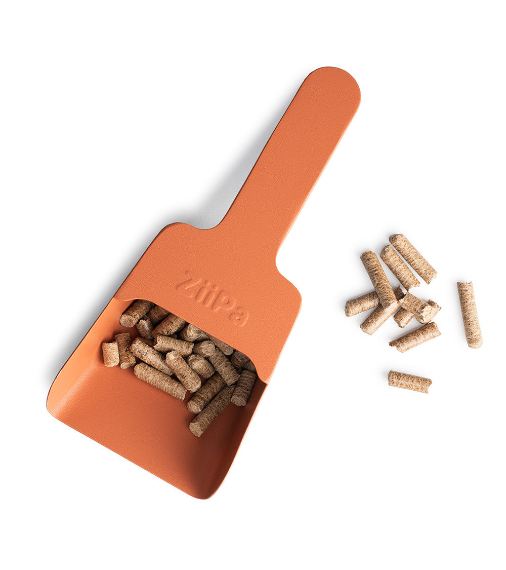 ZiiPa Pellet-Schaufel Melfa Terracotta