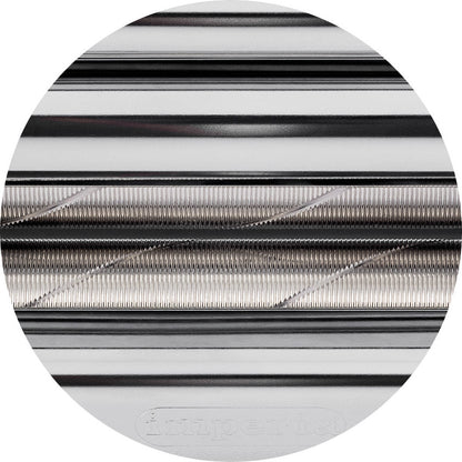 Imperia iPasta T.6,5/12 MM RUVIDA - Pastamaschine Grundgerät mit Schneidegerät Imperia Duplex für 2 Teigwarensorten, Tagliatelle und Fettuccine