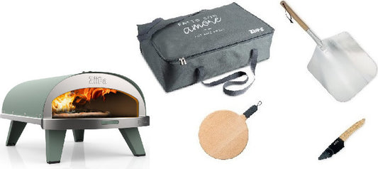 ZiiPa Pizzaiolo Set Pizzaofen Piana Gas Eucalypthus