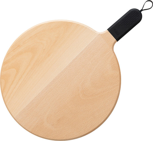 ZiiPa Pizzabrett mit Silikon Griff- Charbon