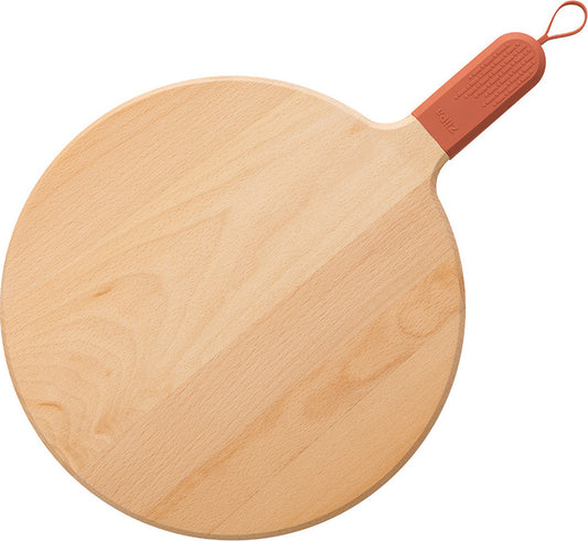 ZiiPa Pizzabrett aus Buche Sora Terracotta