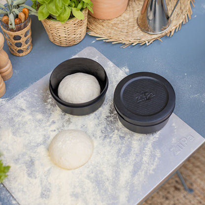 ZiiPa Spetina 6 Pizzateig-Boxen Charbon